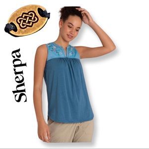 Sherpa Women's Shaanti Embroidered Tank Top made in Nepal